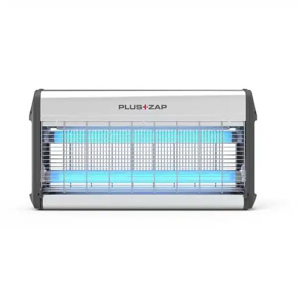PlusZap elektromos rovarcsapda 30W Aluminium 3Gen elől nézet