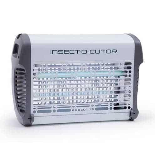 EX16W Exocutor elektromos rovarcsapda 16W fehér porfestett acél, ISO nézet