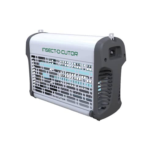 EX16W Exocutor elektromos rovarcsapda 16W fehér porfestett acél, ISO nézet