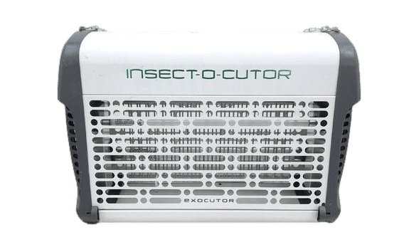 EX16W Exocutor elektromos rovarcsapda 16W fehér porfestett acél, elől nézet